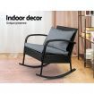 Outdoor Rocking Chair Furniture - Black