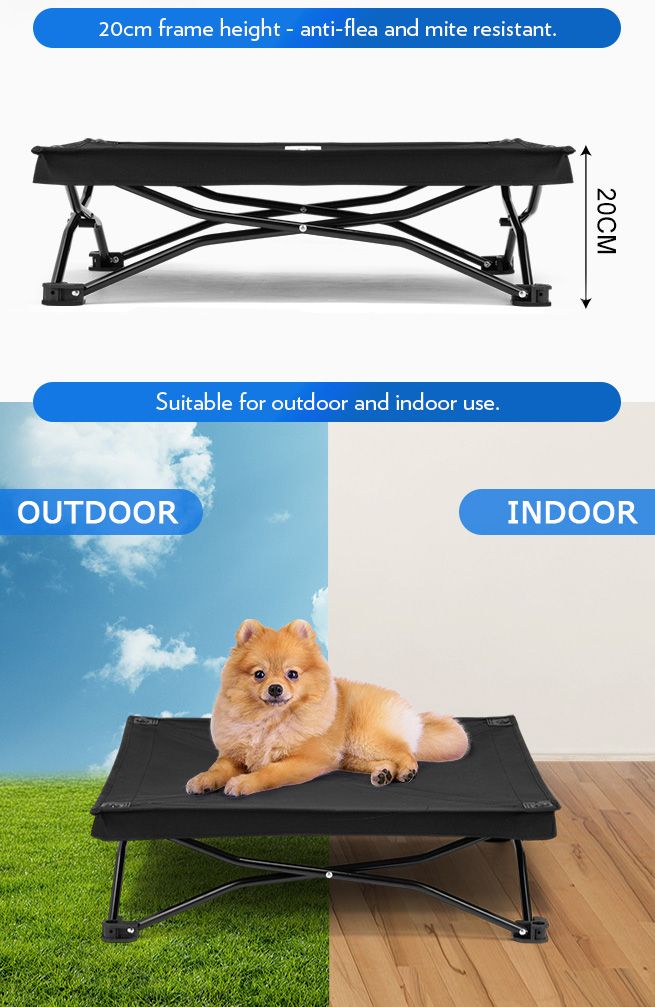 New Pet Trampoline Bed Dog Puppy Cat Hammock Sleeping Camping Cot