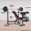 Powertrain Home Gym Incline Workout Bench Press - 301