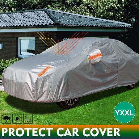 Double Thick Waterproof UV Dust Protection Car Cover XXL