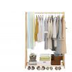 Wooden Clothes Stand Rack - Natural