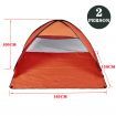 Pop Up Portable Beach Canopy Sun Shade Shelter - Orange