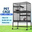 Pet Cat House Rabbit Hutch Ferret Hamster Animal Home Aviary Bird Cage Guinea Pig Chinchilla 4 Levels