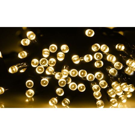 30M 300LED String Solar Powered Fairy Lights - Warm White