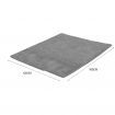 Designer Shaggy Floor Confetti Rug 120X160cm - Grey