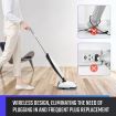 NEW 4 In 1 Electric Wireless Mop Spin Floor Cleaner Sweeper Polisher Scrubber