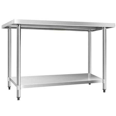 Cefito 1219 x 610mm Commercial Stainless Steel Kitchen Bench