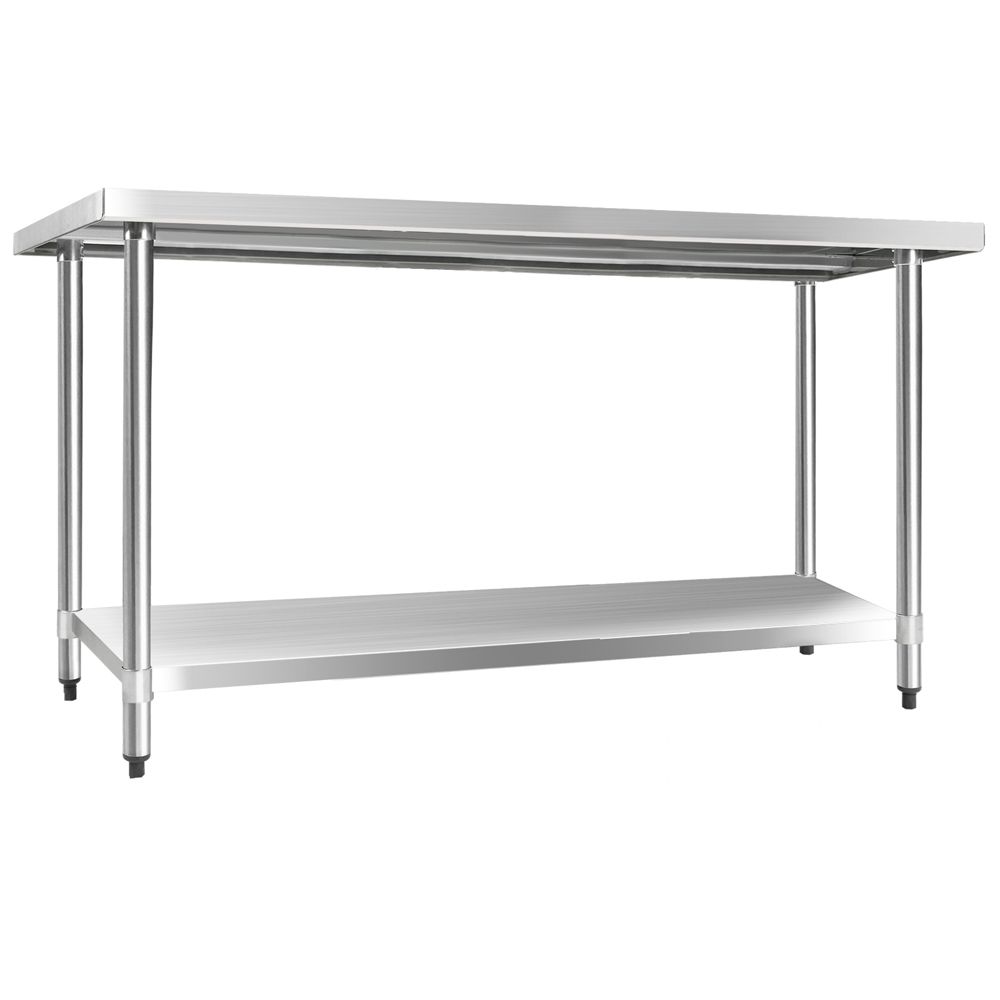 Cefito 1524 x 610mm Commercial Stainless Steel Kitchen Bench