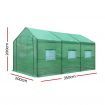 Green Fingers Greenhouse 3.5x2x2M Walk in Green House Tunnel Plant Garden Shed