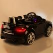 Kids Electric Ride On Car Audi Licensed TTRS Toy Cars Remote 12V Battery Black