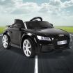 Kids Electric Ride On Car Audi Licensed TTRS Toy Cars Remote 12V Battery Black