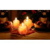 4x Himalayan Salt Tealight Candle Holder