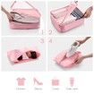 8 Pcs Travel Packing Cubes Pouches Set Clothes Organiser Luggage Suitcase Storage Bags - Pink