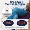 Pet Heating Pad Dog Cat Doggy Heated Mat Electric Heater Bed Puppy Round Blanket Cover Waterproof