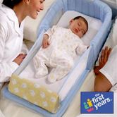 the first years close & secure portable infant sleeper