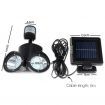 22 LED Solar Powered Dual Flood Lamp