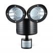 22 LED Solar Powered Dual Flood Lamp