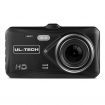 UL Tech 4 Inch Dual Camera Dash Camera - Black