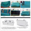 Easy Fit Stretch Washable 3 Seater Couch Sofa Slipcover - Grey