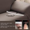 Easy Fit Stretch Washable 3 Seater Couch Sofa Slipcover - Grey