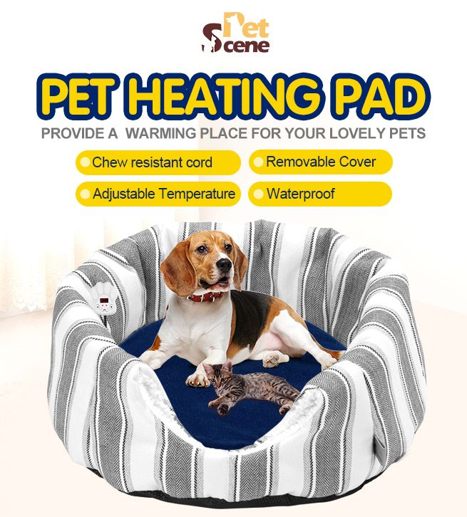Pet Heating Pad Dog Cat Doggy Heated Mat Electric Heater Bed Puppy