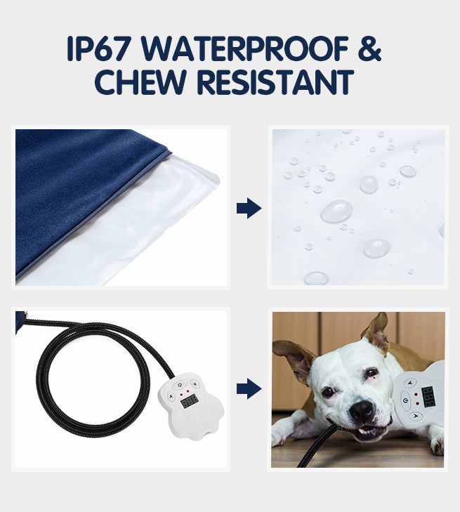 Pet Heated Mat Dog Heating Pad Cat Puppy Electric Heater Blanket Heat