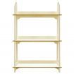 Keezi Kids Bookcase Childrens Bookshelf Storage Shelves Ladder Shelf Display WH