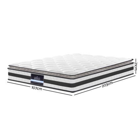 Giselle Bedding Normay Bonnell Spring Mattress 21cm Thick -King Single