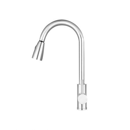 Cefito Pull-out Mixer Faucet Tap - Silver Cefito Pull-out Mixer Faucet Tap - Silver