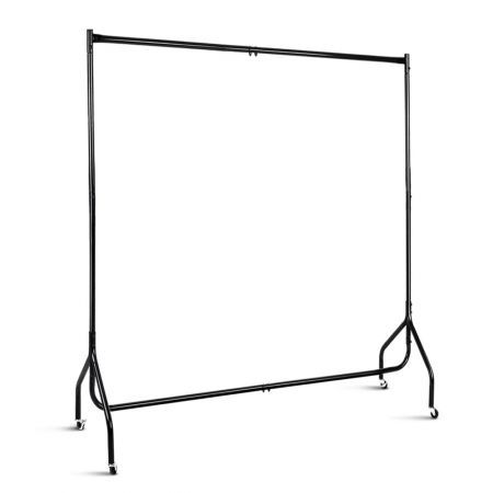 Artiss 6FT Clothes Racks Metal Garment Display Rolling Rail Hanger Airer Stand Portable Artiss 6FT Clothes Racks Metal Garment Display Rolling Rail Hanger Airer Stand Portable
