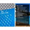 Aquabuddy Pool Cover 500 Micron 11x4.8m Swimming Pool Solar Blanket Blue Silver
