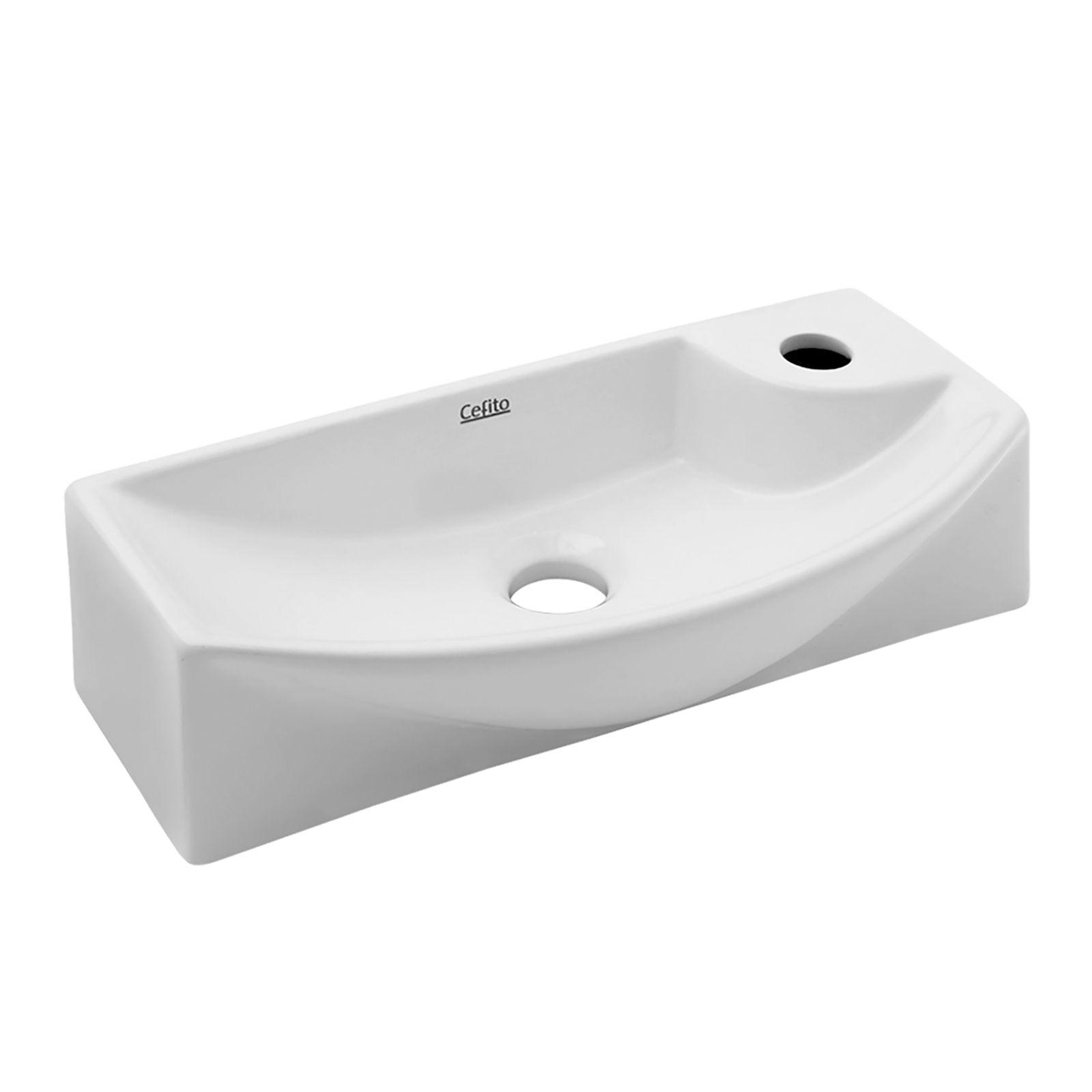 Cefito Bathroom Basin Ceramic Vanity Sink Hand Wash Bowl 45x23cm