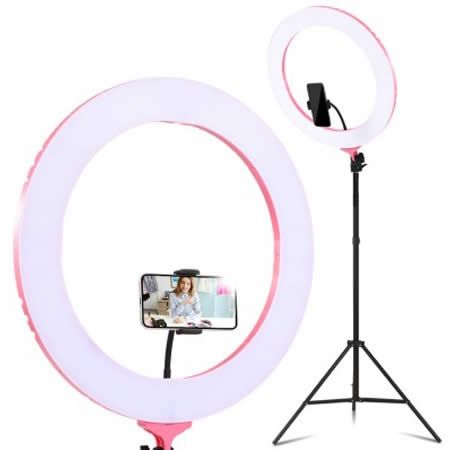 Embellir Ring Light 19" Tripod Stand Pink