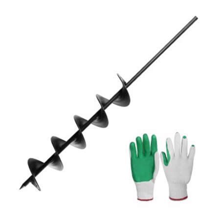 GIANTZ Power Garden Auger Small Earth Planter 75 X 600MM Black GIANTZ Power Garden Auger Small Earth Planter 75 X 600MM Black