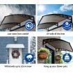 Instahut Window Door Awning 1mx1.5m Transparent Hollow Sheet Plastic Frame