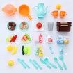 Electronic Kids Play Kitchen Toddler Cooking Set Pretend Play Toys - Orange