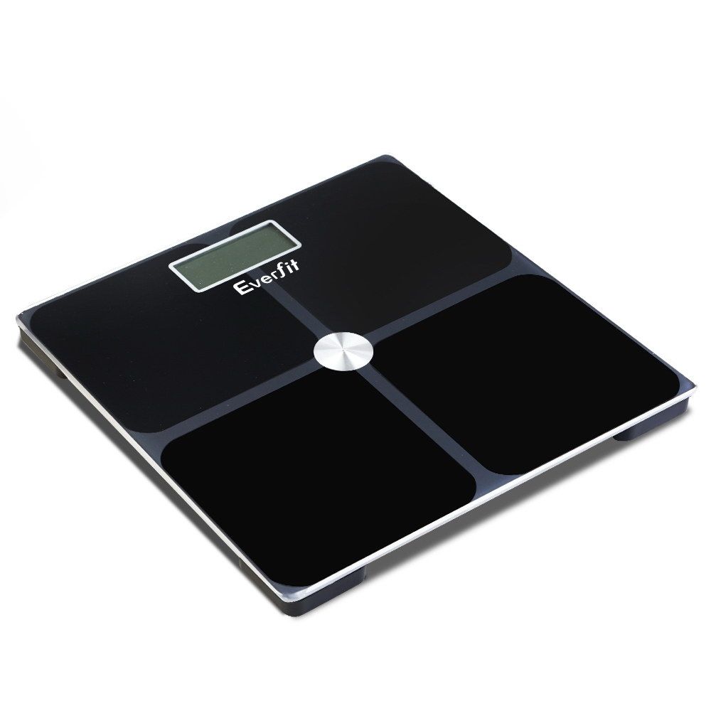 Everfit Bathroom Scales Digital Weighing Scale 180KG Electronic Monitor Tracker