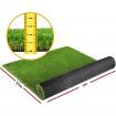 Primeturf Artificial Grass 20mm 1mx10m Synthetic Fake Lawn Turf Plastic Plant 4-coloured