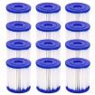 Bestway 12X Filter Cartridge For Above Ground Swimming Pool 330GPH Filter Pump