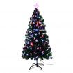 Jingle Jollys 1.2m Christmas Tree Optic Fibre LED Xmas tree Multi Colour