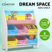 Artiss Kids Bookshelf Toy Storage Organizer Bookcase 2 Tiers