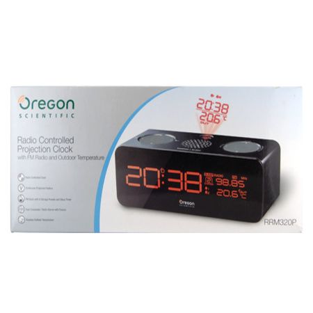 Oregon Scientific Projection Clock with In/Outdoor Temperature and