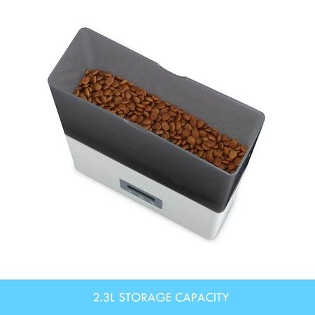 New 2 3l Automatic Pet Feeder Cat Dog Food Dispenser For Cage Or