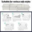 Artiss High Stretch Sofa Cover Couch Protector Slipcovers 1 Seater Grey