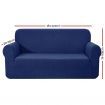 Artiss High Stretch Sofa Cover Couch Protector Slipcovers 3 Seater Navy