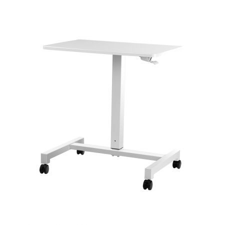 Artiss Mobile Height Adjustable Standing Desk Sit Stand Portable Computer Laptop Bar Table Gas Lift White Crazy S - Height Adjustable Side Table Australia Artiss Mobile Height Adjustable Standing Desk Sit Stand Portable Computer Laptop Bar Table Gas Lift White Crazy S - Height Adjustable Side Table Australia