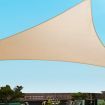 Instahut Shade Sail 5x5x5m Rectangle 185GSM 95% Sand Shade Cloth