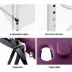 Zenses Massage Table 75cm 3 Fold Aluminium Beauty Bed Portable Therapy Violet
