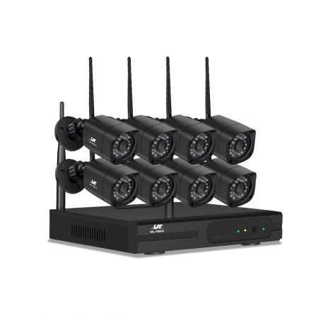 UL-TECH 3MP 8CH NVR Wireless 8 Security Cameras Set