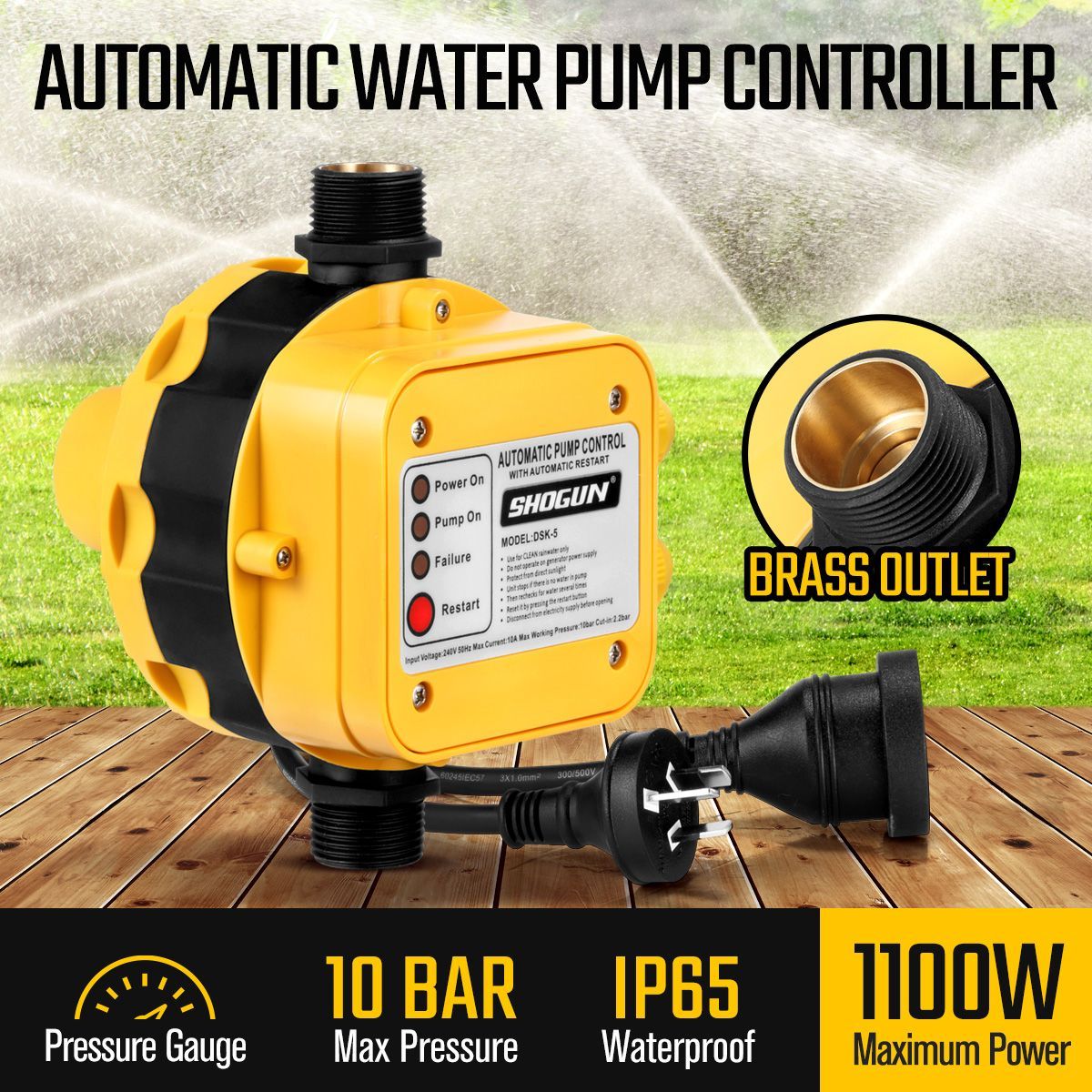 Automatic Water Pump Controller Electronic Auto Pressure Switch Pump
